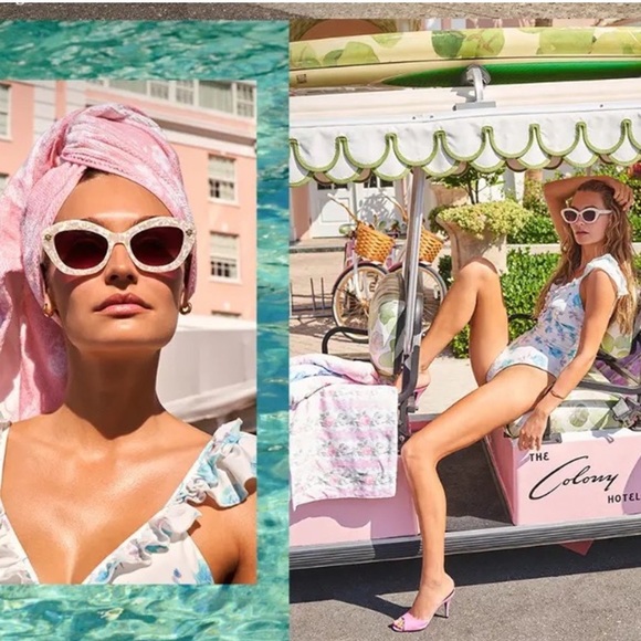 LoveShackFancy 🩵 Floral Ruffle One Piece Swimsuit - Picture 13 of 16